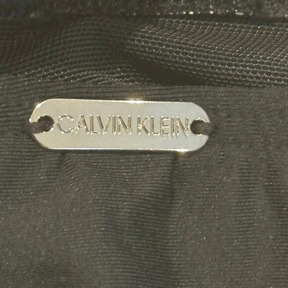 Calvin Klein Solid Black One Piece Swimsuit Sz. 6 - Picture 5 of 5